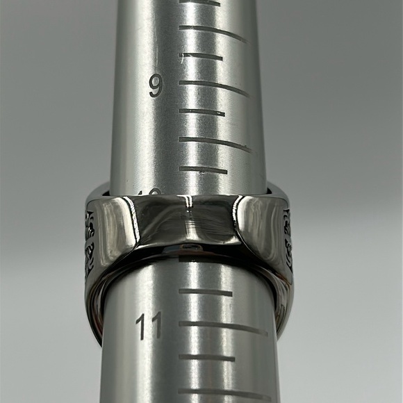 2149- Black Handmade Natural Stone Men's Ring Size 10 NWT - Picture 5 of 9